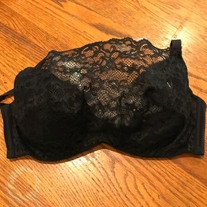 Black Soma Lace Camisole Bra